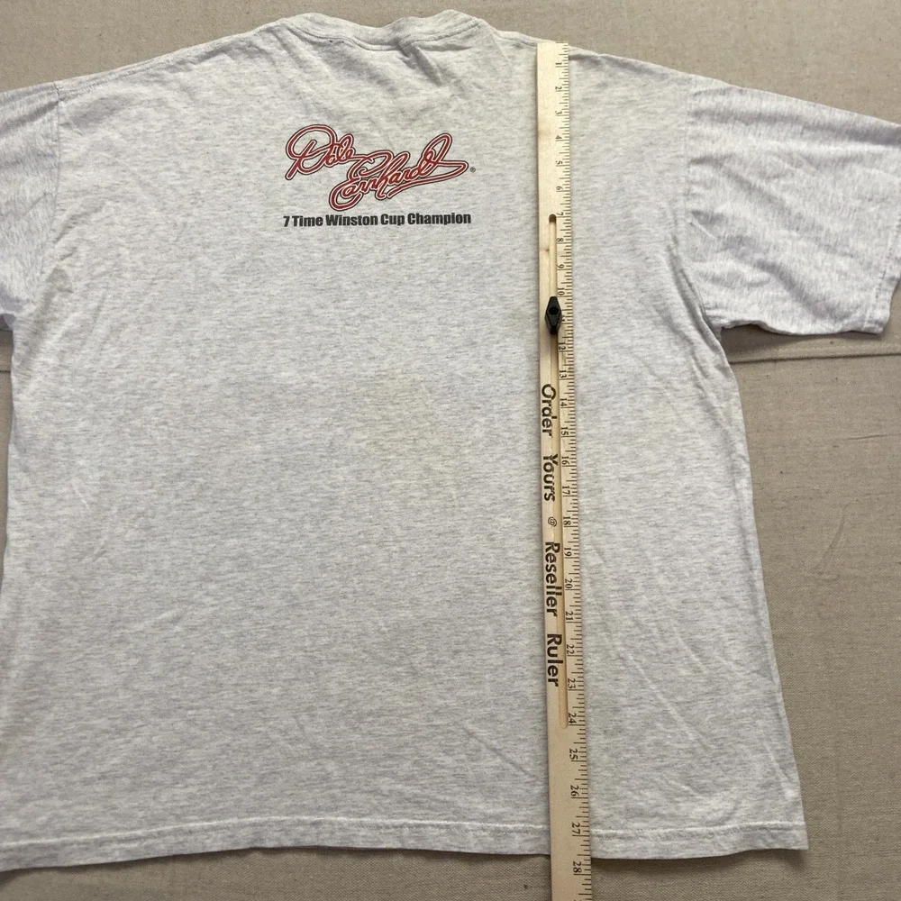 Dale Earnhardt Shirt Mens XL Winner's Circle Nascar Y2k 90s Gray‎ Cotton Vintage